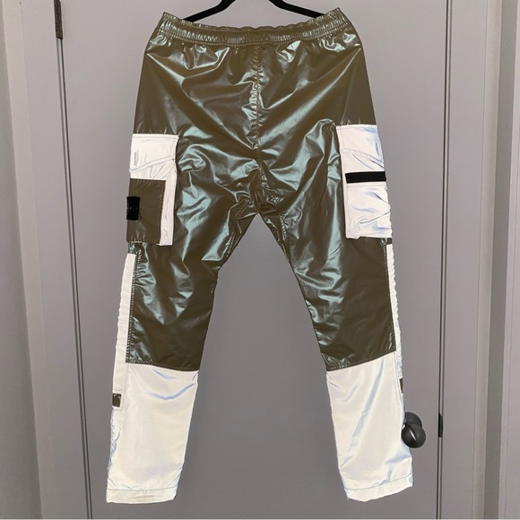 Stone Island 315M1 Iridescent Coating Tela With Reflex Mat Pants - Picture 10 of 12